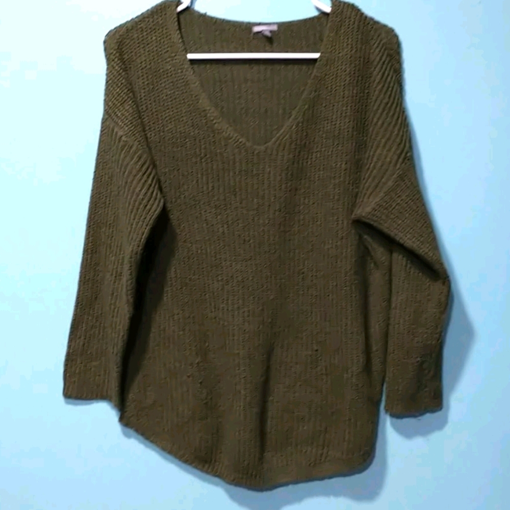 Green sweater